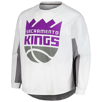 Men's Stadium Essentials White Sacramento Kings Rally Pullover Sweatshirt