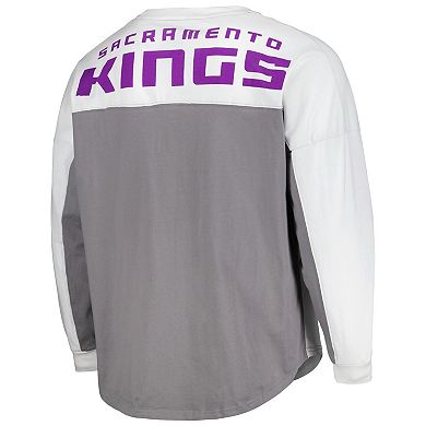 Men's Stadium Essentials White Sacramento Kings Rally Pullover Sweatshirt