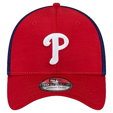 Men's New Era Red Philadelphia Phillies Neo 39THIRTY Flex Hat