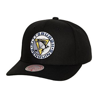 Men's Mitchell & Ness Black Pittsburgh Penguins Team Ground Pro Adjustable Hat