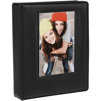 Zink 2x3 Photo Album 64-pocket Mini Photo Album W/transparent Window Cover For 2”x3” Photo Paper