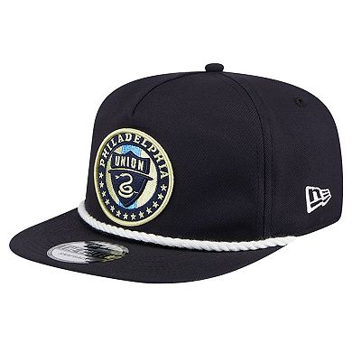 Men's New Era Navy Philadelphia Union The Golfer Kickoff Collection Adjustable Hat