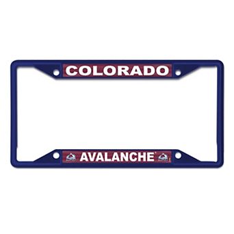 WinCraft Colorado Avalanche Chrome Colored License Plate Frame
