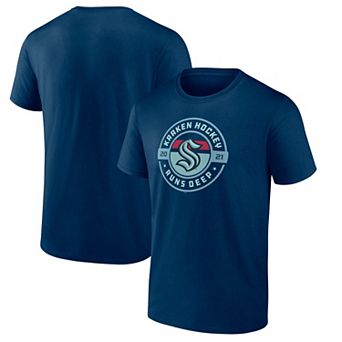 Men's Fanatics Branded Deep Sea Blue Seattle Kraken Local T-Shirt