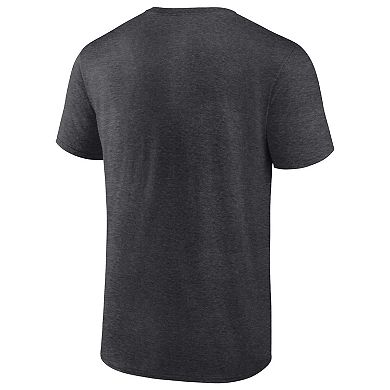 Men's Fanatics Branded Heather Charcoal Kansas City Chiefs Super Bowl LVIII Champions Ring Season T-Shirt