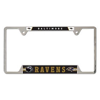 WinCraft Baltimore Ravens Metal License Plate Frame