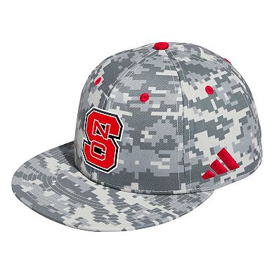 Men's adidas Camo NC State Wolfpack On-Field Baseball Fitted Hat