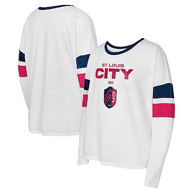 Girl's Ash St. Louis City SC Team First Long Sleeve T-Shirt