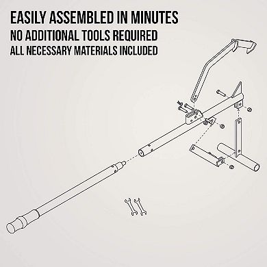 Right Hand Timber Jack Triple Thick Log Lifter, Heavy-duty Log Jack