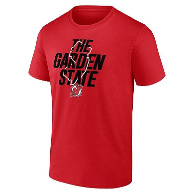 Men's Fanatics Branded Red New Jersey Devils Local T-Shirt