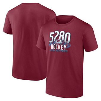 Men's Fanatics Branded Burgundy Colorado Avalanche Local T-Shirt