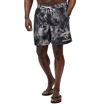 Men's G-III Sports by Carl Banks Black Jacksonville Jaguars Change Up Volley Swim Trunks