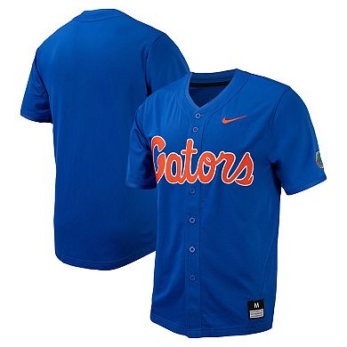 Men's Nike Royal Florida Gators Replica Full-Button Baseball Jersey