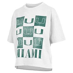 Lids Miami Hurricanes adidas Women's AEROREADY Breast Cancer Awareness  Pregame T-Shirt - White