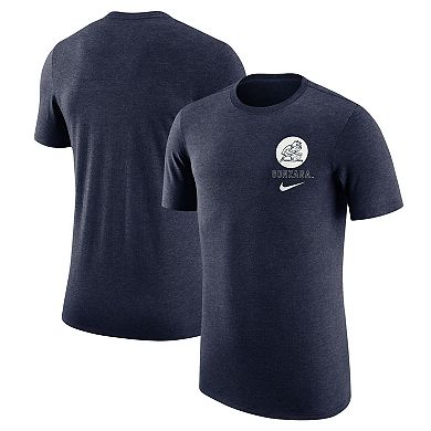 Men's Nike Navy Gonzaga Bulldogs Retro Tri-Blend T-Shirt