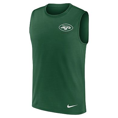Men's Nike Green New York Jets Muscle Tank Top