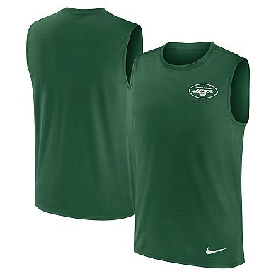 Men's Nike Green New York Jets Muscle Tank Top