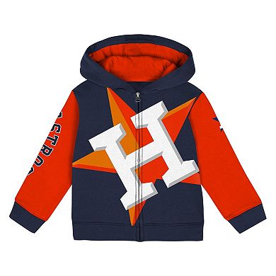 Infant Fanatics Branded Navy Houston Astros Post Card Full-Zip Hoodie Jacket