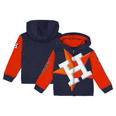 Infant Fanatics Branded Navy Houston Astros Post Card Full-Zip Hoodie Jacket