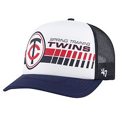 Men's '47 White/Royal Chicago Cubs 2024 Spring Training Foam Trucker Adjustable Hat