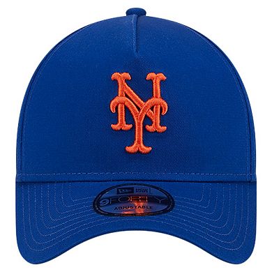 Men's New Era Royal New York Mets Team Color A-Frame 9FORTY Adjustable Hat