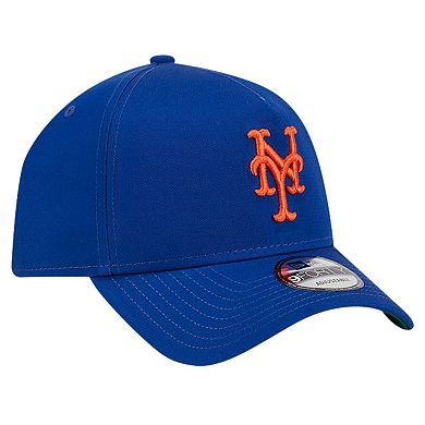 Men's New Era Royal New York Mets Team Color A-Frame 9FORTY Adjustable Hat