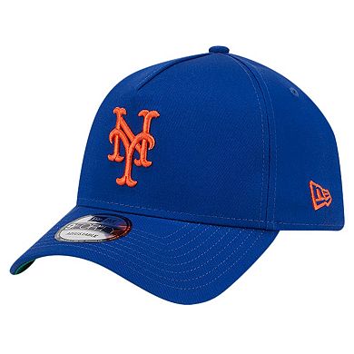 Men's New Era Royal New York Mets Team Color A-Frame 9FORTY Adjustable Hat