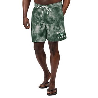 Men's G-III Sports by Carl Banks Green New York Jets Change Up Volley Swim Trunks