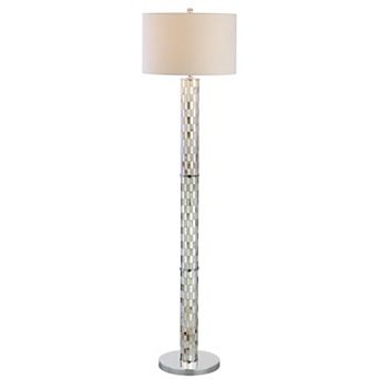 Liam Seashell Mosaic Led Floor Lamp