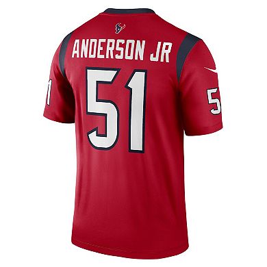 Men's Nike Will Anderson Jr. Red Houston Texans  Legend Jersey