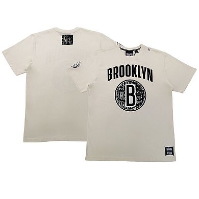 Unisex NBA x Two Hype Cream Brooklyn Nets Culture & Hoops T-Shirt
