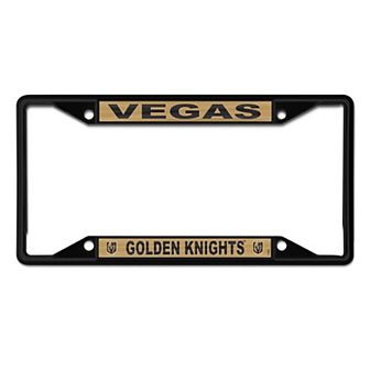 WinCraft Vegas Golden Knights Chrome Colored License Plate Frame