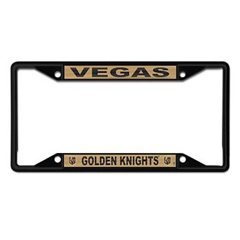 WinCraft Vegas Golden Knights Chrome Colored License Plate Frame