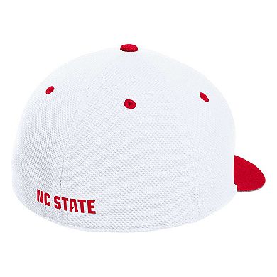 Men's adidas White NC State Wolfpack On-Field Baseball Fitted Hat