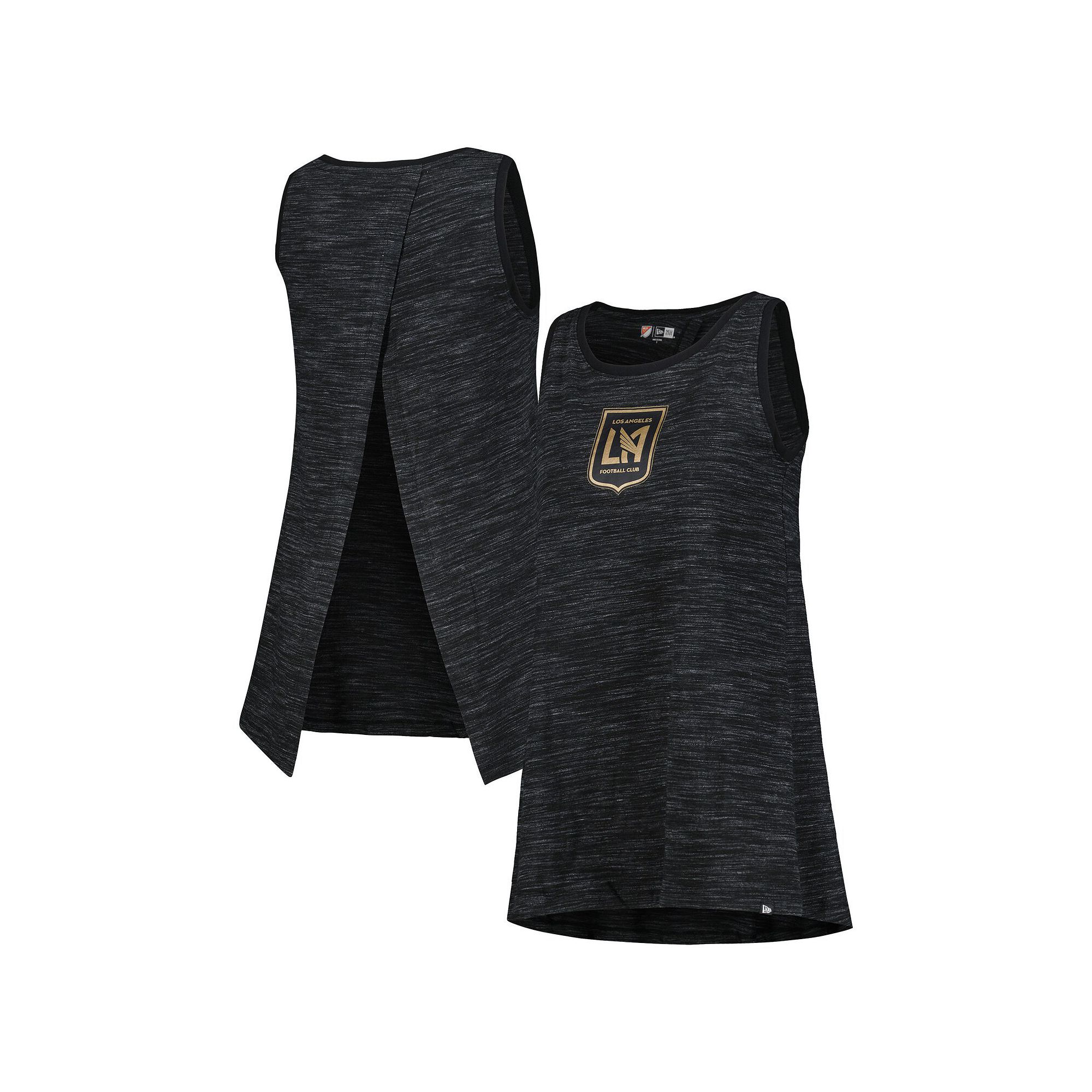 Womens 5th & Ocean by New Era Black LAFC Athletic Cross Back Tank Top, Siz