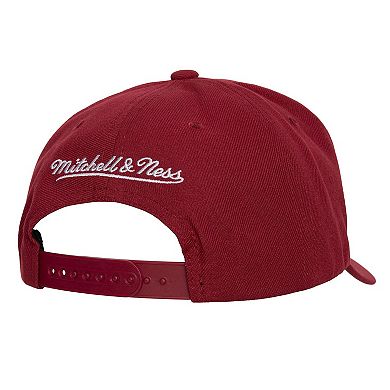 Men's Mitchell & Ness Burgundy Colorado Avalanche Team Ground Pro Adjustable Hat