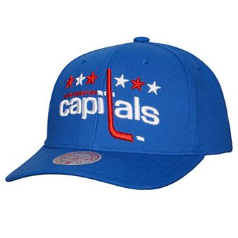 Men's Mitchell & Ness Blue Washington Capitals Team Ground Pro Adjustable Hat