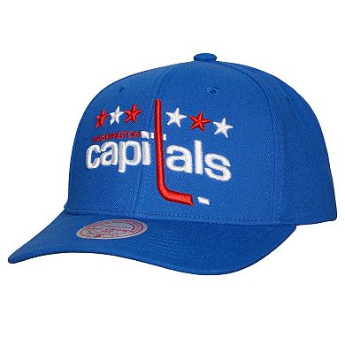 Men's Mitchell & Ness Blue Washington Capitals Team Ground Pro Adjustable Hat