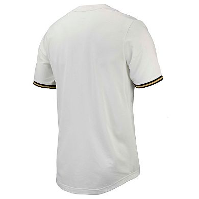 Men's Nike White Vanderbilt Commodores Replica Full-Button Baseball Jersey
