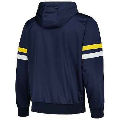 Men's G-III Sports by Carl Banks Navy Indiana Pacers Contender Full-Zip Hoodie Jacket