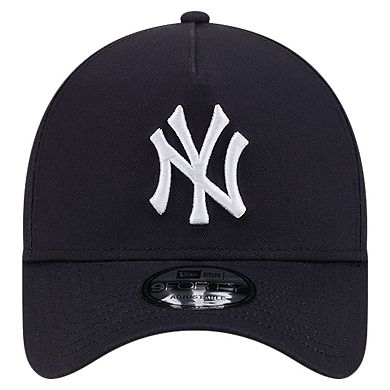 Men's New Era Navy New York Yankees Team Color A-Frame 9FORTY Adjustable Hat