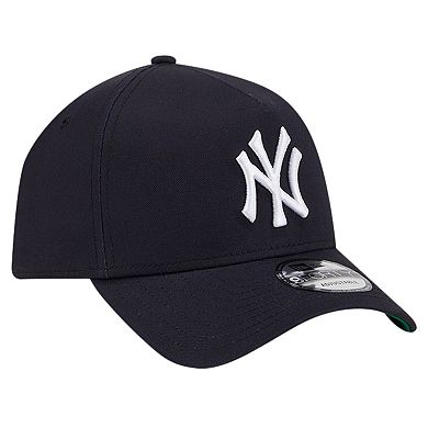 Men's New Era Navy New York Yankees Team Color A-Frame 9FORTY Adjustable Hat