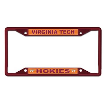 WinCraft Virginia Tech Hokies Chrome Colored License Plate Frame