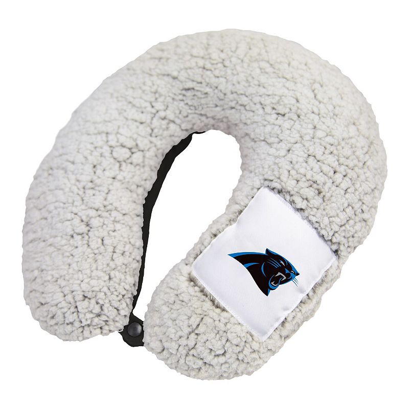 Carolina Panthers Frosty Sherpa Neck Pillow, Team