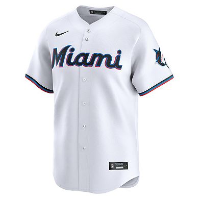 Men's Nike Sandy Alcantara White Miami Marlins Home Limited Player Jersey