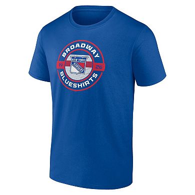 Men's Fanatics Branded Blue New York Rangers Local T-Shirt