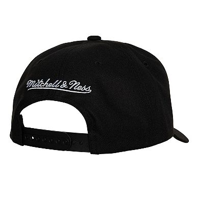Men's Mitchell & Ness Black Boston Bruins Team Ground Pro Adjustable Hat