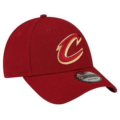 Men's New Era Wine Cleveland Cavaliers The League 9FORTY Adjustable Hat