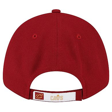 Men's New Era Wine Cleveland Cavaliers The League 9FORTY Adjustable Hat