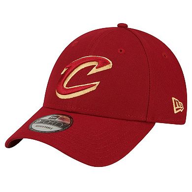 Men's New Era Wine Cleveland Cavaliers The League 9FORTY Adjustable Hat